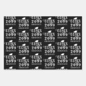 Afstuderen Klasse Jaar Afstuderen Aangepaste kleur Inpakpapier Vel (Voorkant 3)