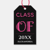 Afstuderen klasse jaar Afstuderen personaliseren Cadeaulabel (Voorkant)