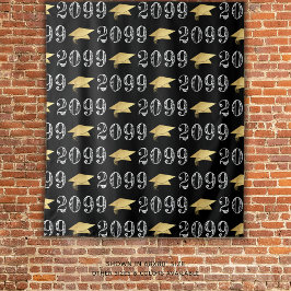 Afstuderen Klasse Jaar Patroon Uw Colour Backdrop Wandkleed