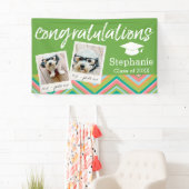 Afstuderen Klasse jaarnaam - 2 Fotocollage Spandoek (Insitu)