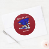 Afstuderen & Klasse Reünie Pet & Diploma Stickers (Envelop)