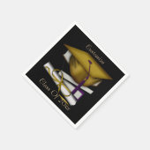 Afstuderen & Klasse Reunion Pet & Diploma Napkins  Servetten (Hoek)