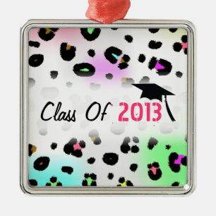 Afstuderen klasse van 2013: luchtborstelneonluipaa metalen ornament
