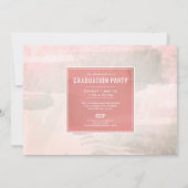 Afstuderen Klasse van 2019 4-Foto Waterverf Party Kaart (Achterkant)