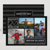 Afstuderen Klasse van 2019 4-Fotopartij Kaart (Voorkant / Achterkant)