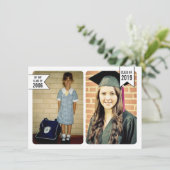 Afstuderen Klasse van 2019 Begin tot eind Foto Kaart (Staand voorkant)