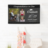 Afstuderen Klasse van 2020 Foto Collage Gray Spandoek (Insitu)