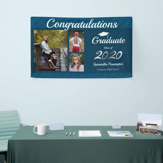 Afstuderen Klasse van 2020 Foto Collage Spandoek (Beurs)