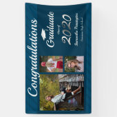 Afstuderen Klasse van 2020 Foto Collage Spandoek (Verticaal)