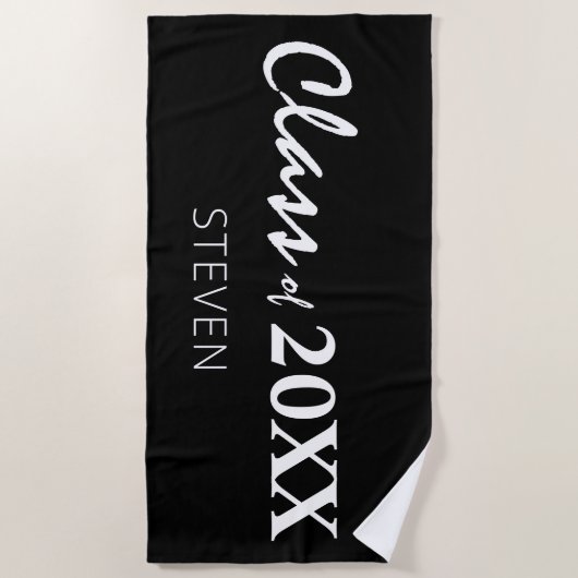 Afstuderen Klasse van 2020 Persoonlijk Strandlaken (Voorkant)