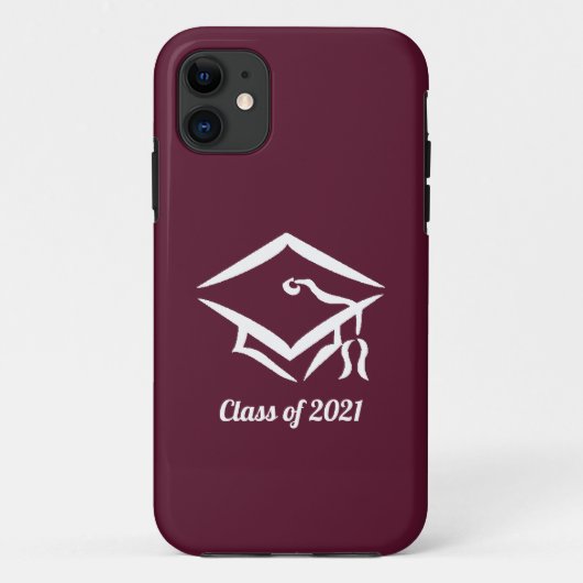 Afstuderen Klasse van 2021 BGYWHT Case-Mate iPhone Case (Achterkant)