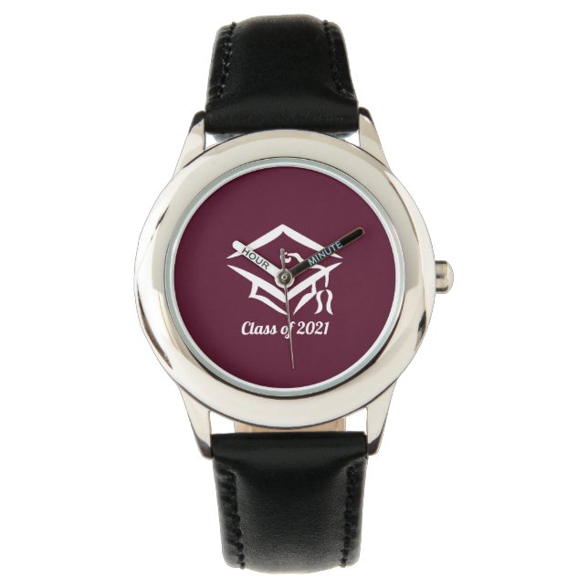 Afstuderen Klasse van 2021 BGYWHT Horloge (Voorkant)