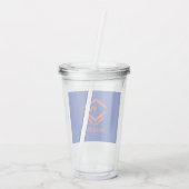 Afstuderen Klasse van 2021 BLUORG Acryl Drinkbeker (Achterkant)