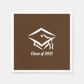 Afstuderen Klasse van 2021 BRNWHT Servet (Voorkant)