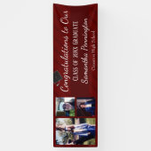 Afstuderen Klasse van 2021 Foto Collage Banner (Verticaal)