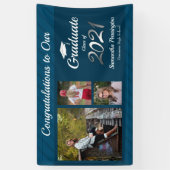 Afstuderen Klasse van 2021 Foto Collage Banner (Verticaal)