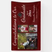 Afstuderen Klasse van 2021 Fotocollage Spandoek (Verticaal)