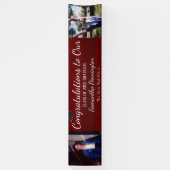 Afstuderen Klasse van 2021 Fotocollage Spandoek (Verticaal)