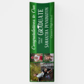 Afstuderen Klasse van 2021 Fotocollage Spandoek (Verticaal)