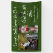 Afstuderen Klasse van 2021 Fotocollage Spandoek (Verticaal)