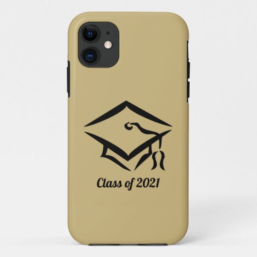 Afstuderen Klasse van 2021 GLMBLK Case-Mate iPhone Case (Achterkant)