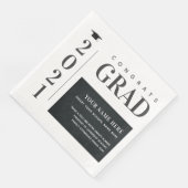 Afstuderen Klasse van 2021 Leuke Feiten Modern Servet (Hoek)