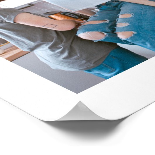 Afstuderen Klasse van 2022 Aangepast 8 Fotocollage Poster (Hoek)