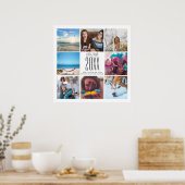 Afstuderen Klasse van 2022 Aangepast 8 Fotocollage Poster (Keuken)