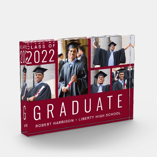 Afstuderen Klasse van 2022 Bourgogne Fotoblokken (Links)