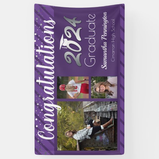 Afstuderen Klasse van 2022 Foto Collage Banner (Verticaal)