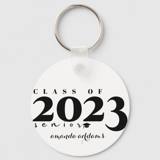 Afstuderen Klasse van 2023 Sleutelhanger (Voorkant)