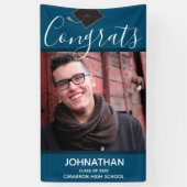 Afstuderen Klasse van 2024 Foto Spandoek (Verticaal)