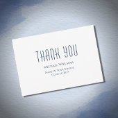 Afstuderen Klasse van 2024 Minimalistisch Bedankkaart