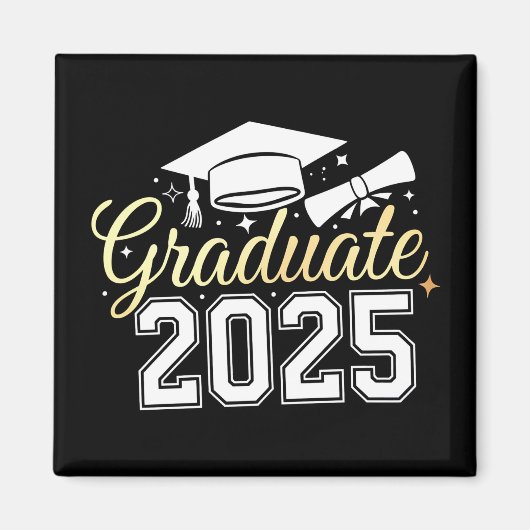 Afstuderen Klasse van 2025 Afstuderen Magneet (Voorkant)