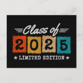 Afstuderen Klasse van 2025 Afstuderen Senior 2025 Briefkaart (Voorkant)