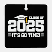 Afstuderen Klasse van 2025 Afstuderen Senior 2025 Metalen Ornament (Achterkant)
