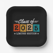 Afstuderen Klasse van 2025 Afstuderen Senior 2025 Papieren Bordje (Voorkant)