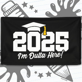 Afstuderen Klasse van 2025 Afstuderen Senior 2025 Spandoek