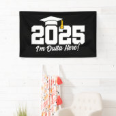 Afstuderen Klasse van 2025 Afstuderen Senior 2025 Spandoek (Insitu)