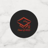 Afstuderen Klasse van 2025 BLKBRD Aanpassen Jaar Confetti (Kleine voorkant)