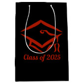Afstuderen Klasse van 2025 BLKBRD Aanpassen Jaar Medium Cadeauzakje (Voorkant)