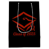 Afstuderen Klasse van 2025 BLKBRD Aanpassen Jaar Medium Cadeauzakje (Achterkant)