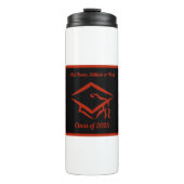 Afstuderen Klasse van 2025 BLKBRD Aanpassen Jaar Thermosbeker (Voorkant)