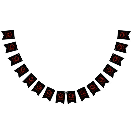 Afstuderen Klasse van 2025 BLKBRD Aanpassen Jaar Vlaggetjes (Alle)