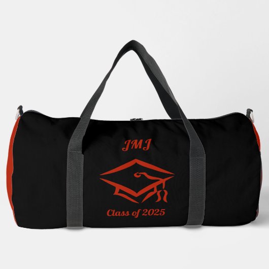 Afstuderen Klasse van 2025 BLKBRD Custom Year Name Plunjezak (Voorkant)