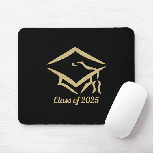 Afstuderen Klasse van 2025 BLKVMG Customize Jaar Muismat (Met muis)