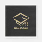 Afstuderen Klasse van 2025 BLKVMG Customize Jaar Servet (Voorkant)