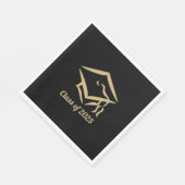 Afstuderen Klasse van 2025 BLKVMG Customize Jaar Servet (Hoek)