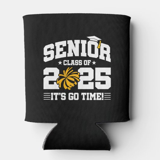 Afstuderen Klasse van 2025 Cheerleader Cheer Senio Blikjeskoeler (Achterkant)