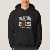 Afstuderen Klasse van 2025 Cheerleader Cheer Senio Hoodie (Voorkant)